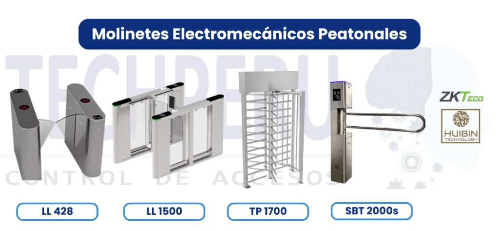 molinetes electromecanicos peatonales control de acceso molinete altura completa huibin puerta de acceso preferencial flap alas de angel techperu zkteco